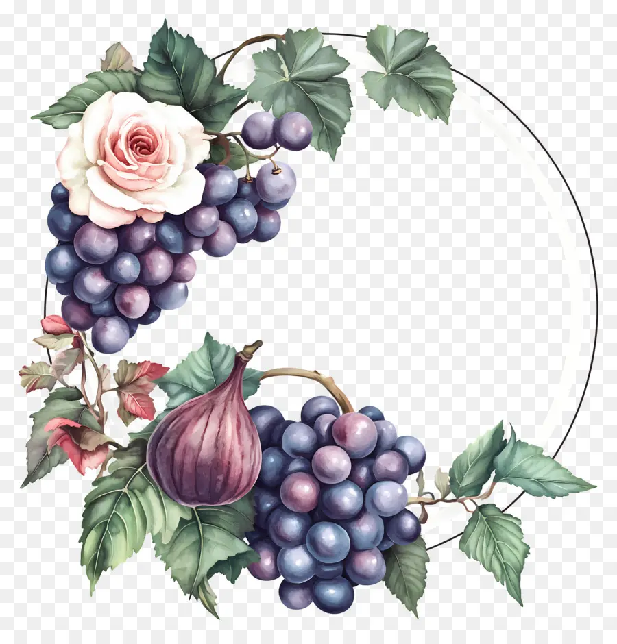 Couronne De Raisin，Couronne De Fruits PNG