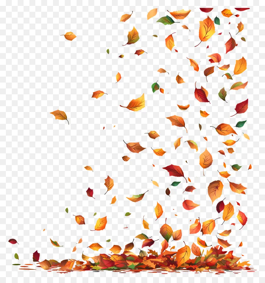 Feuilles Qui Tombent，Feuilles PNG