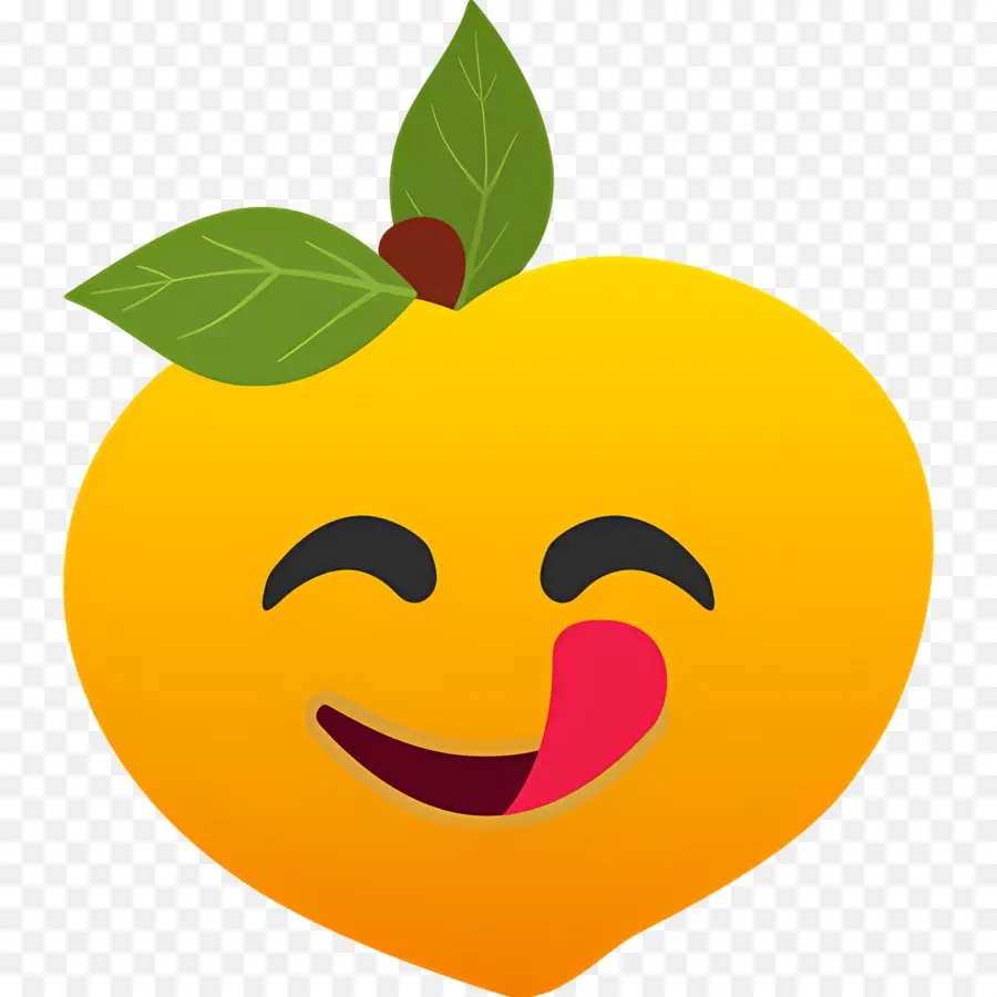 Pêche Emoji，Emoji Pêche PNG