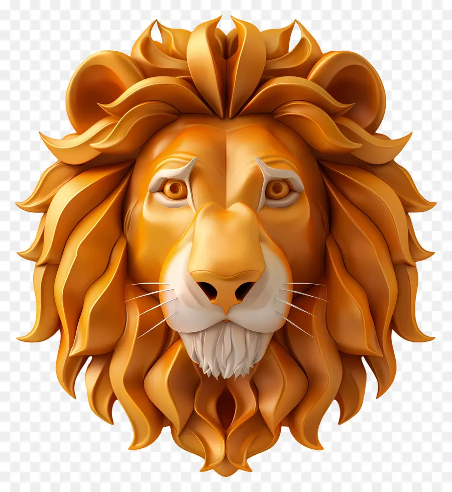 Visage De Lion，Lion PNG