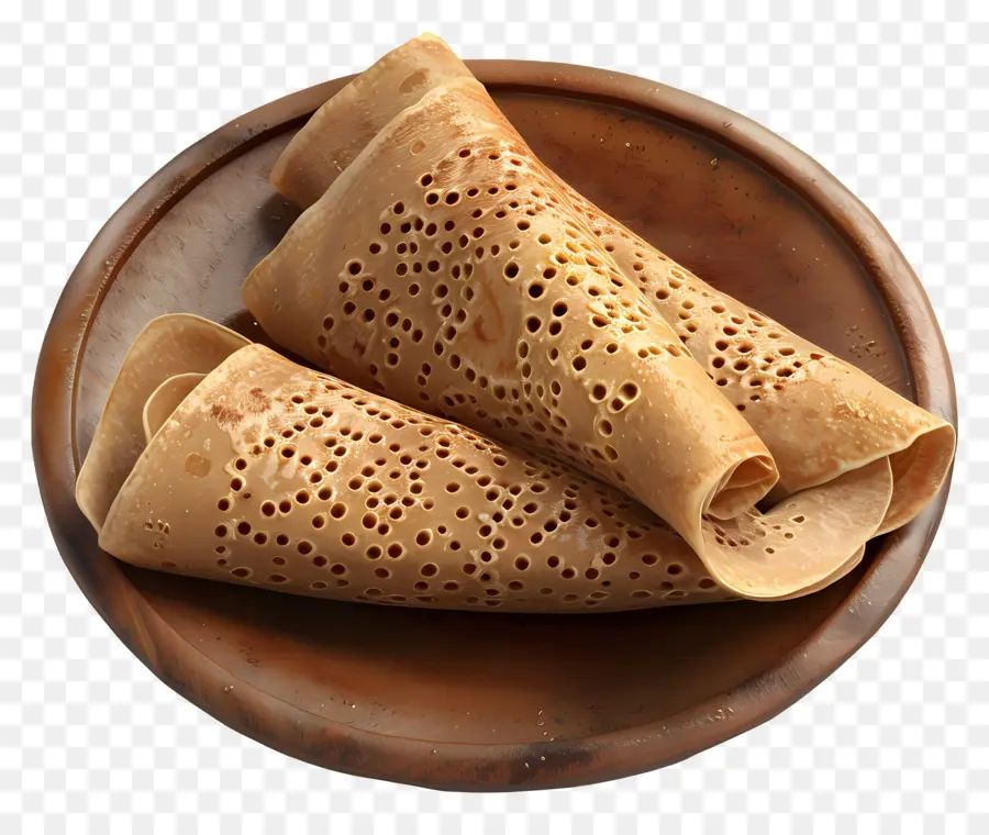 Cuisine Africaine，Crêpes Roulées PNG