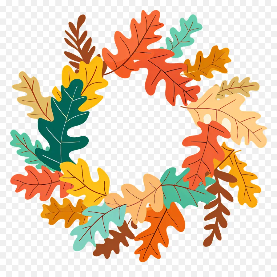 Couronne D'automne，Feuilles PNG