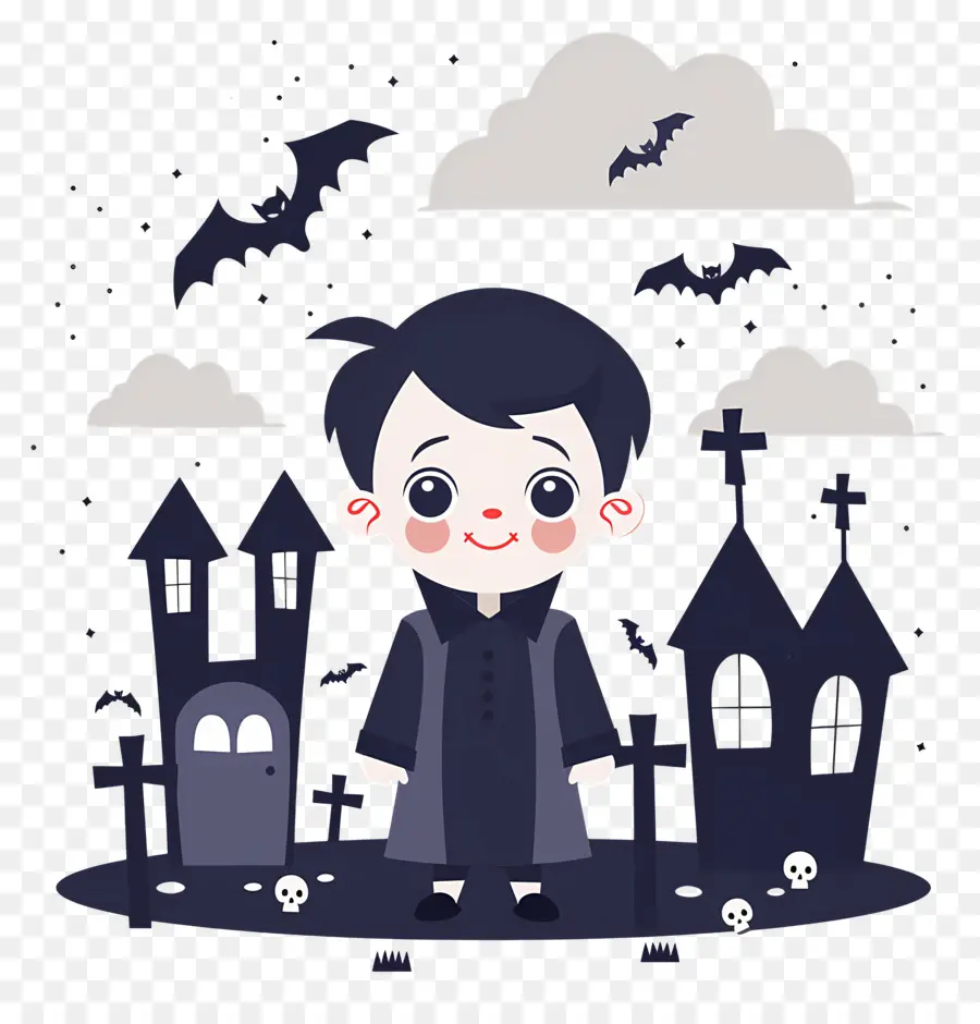 Vampire D'halloween，Vampire Mignon PNG