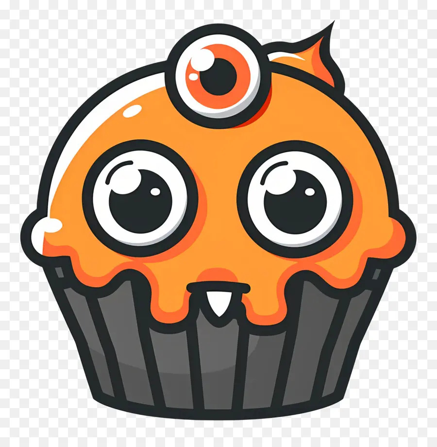 Petit Gâteau D'halloween，Petit Gâteau à L'orange PNG