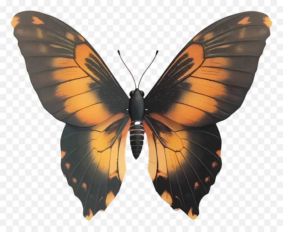 Papillon Animé，Papillon Coloré PNG