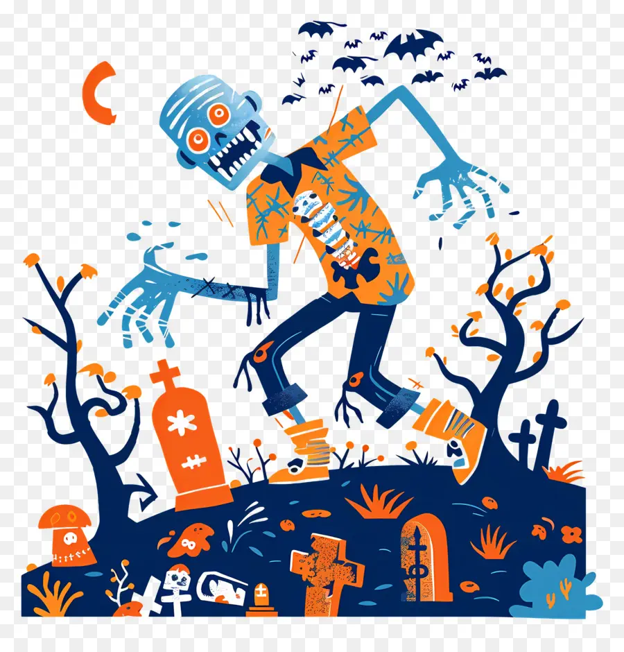 Zombi D'halloween，Illustration De Zombies PNG