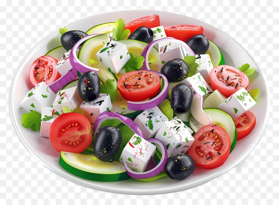 Salade Grecque，Légumes PNG