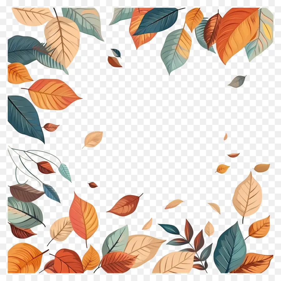 Feuilles Qui Tombent，Feuilles D'automne PNG