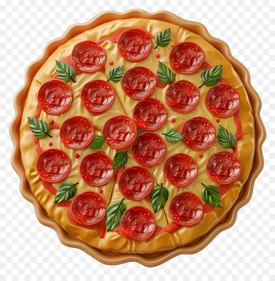 Pizza Italienne，Pizza Au Pepperoni PNG