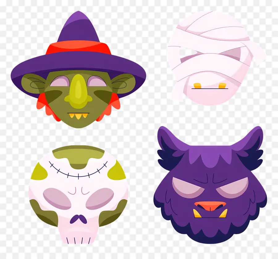 Masque D'halloween，Masques D'halloween PNG