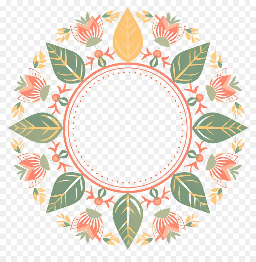 Pookalam，Couronne Florale PNG