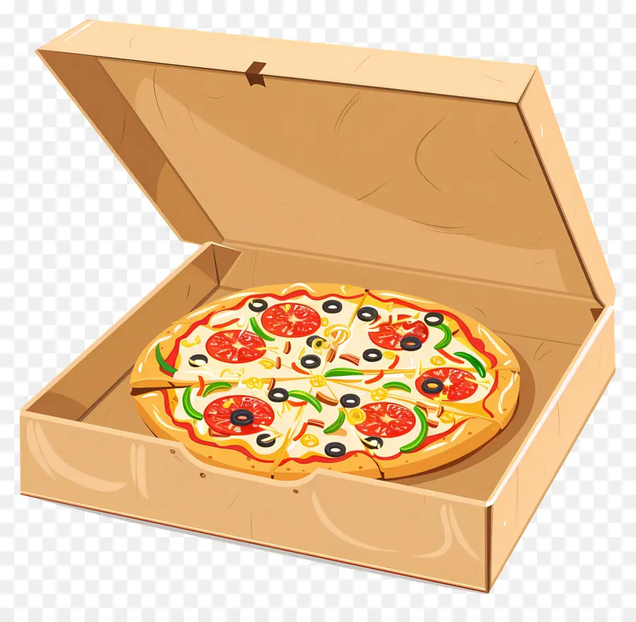 Boîte à Pizza，Pizza En Boîte PNG