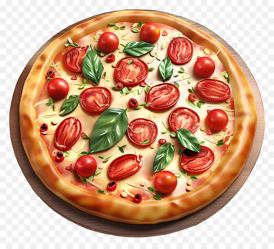 Pizza Italienne，Pizza PNG