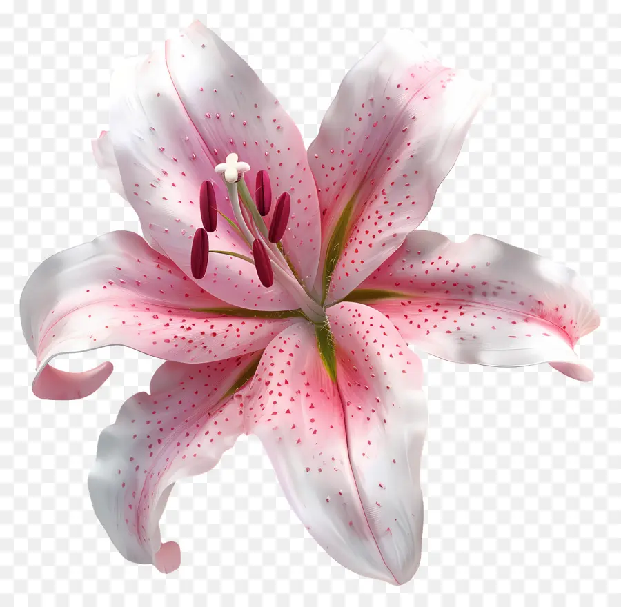 Fleur 3d，Lis PNG