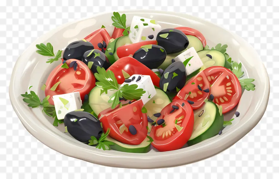 Salade Grecque，Légumes PNG