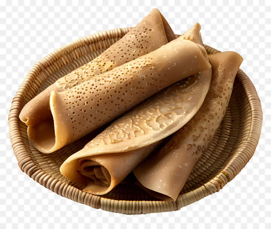 Cuisine Africaine，Crêpes Roulées PNG