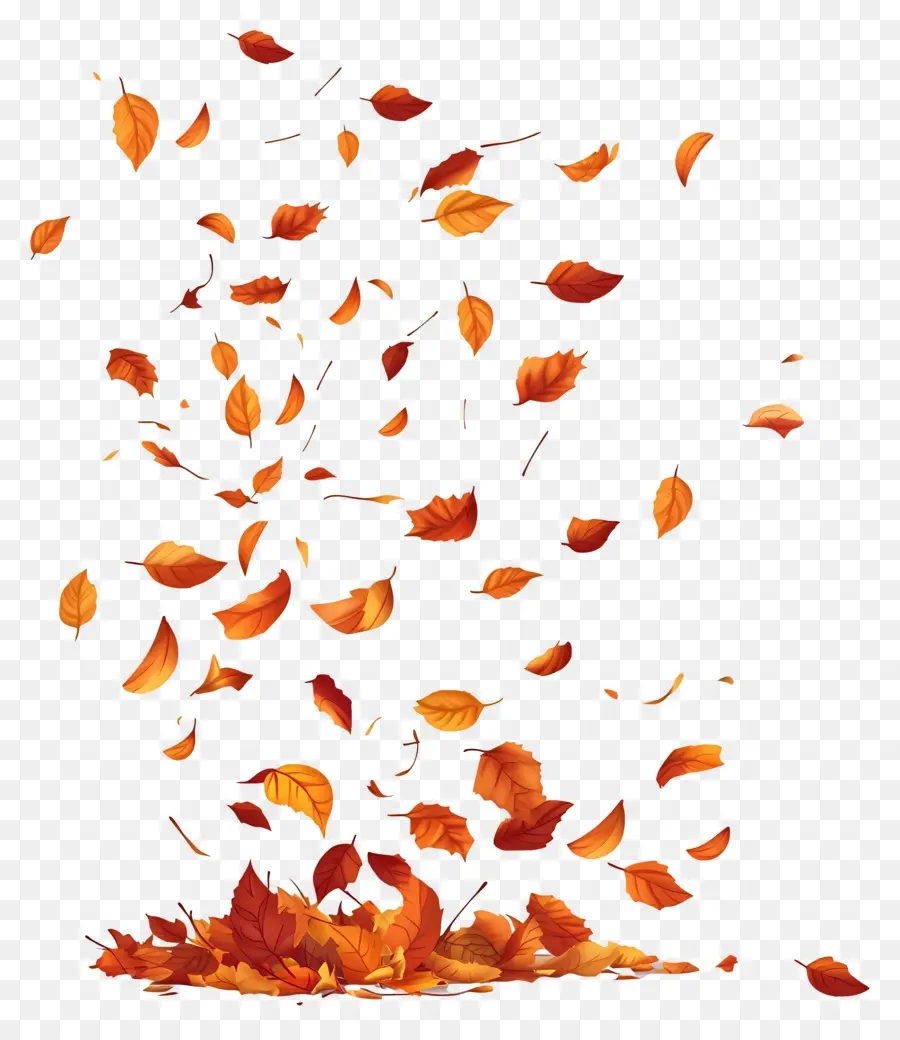 Feuilles Qui Tombent，Automne PNG