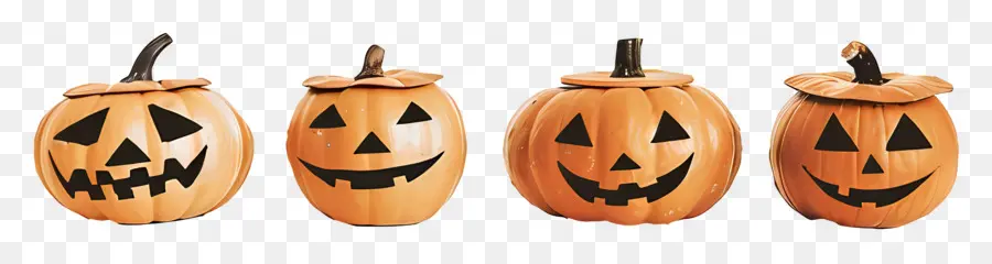 Frontière D'halloween，Citrouilles PNG