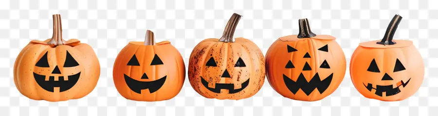 Frontière D'halloween，Citrouilles PNG