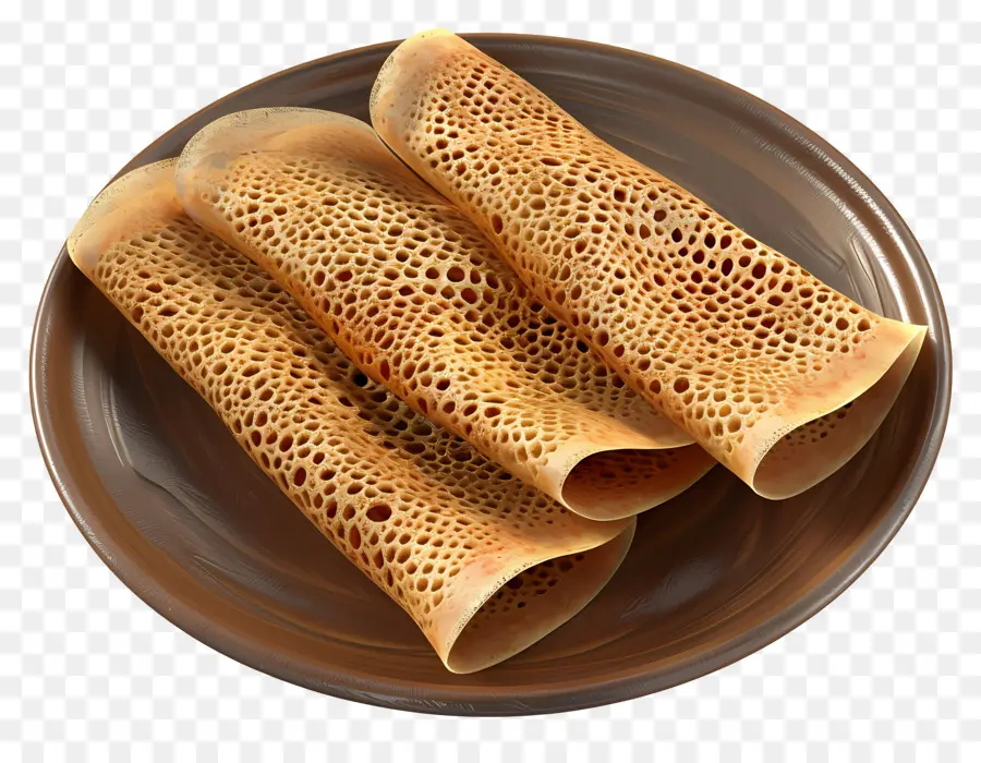 Cuisine Africaine，Crêpes Roulées PNG