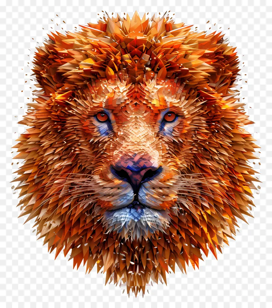 Visage De Lion，Tête De Lion PNG