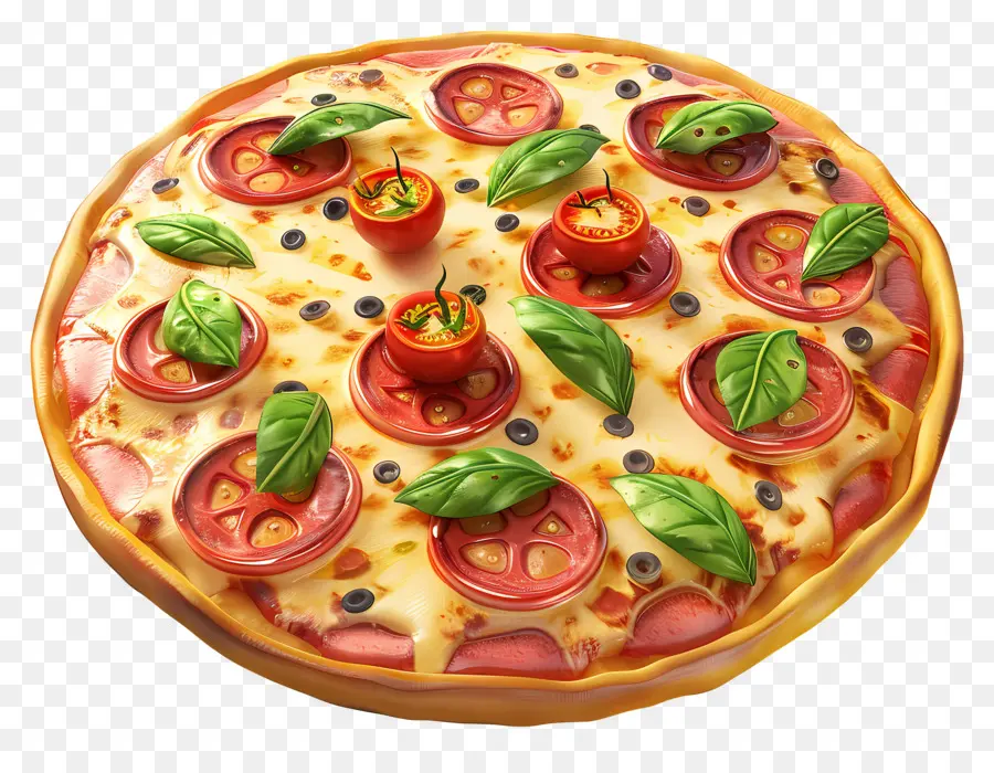 Pizza Italienne，Pizza PNG