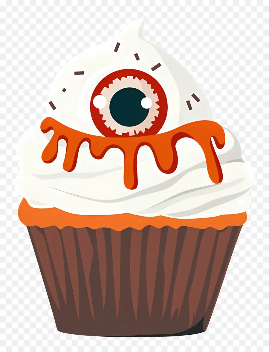 Petit Gâteau D'halloween，Petit Gâteau Aux Yeux PNG