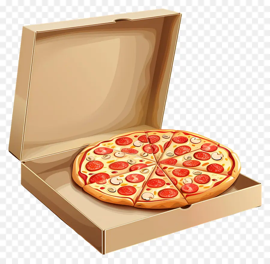 Boîte à Pizza，Pizza PNG