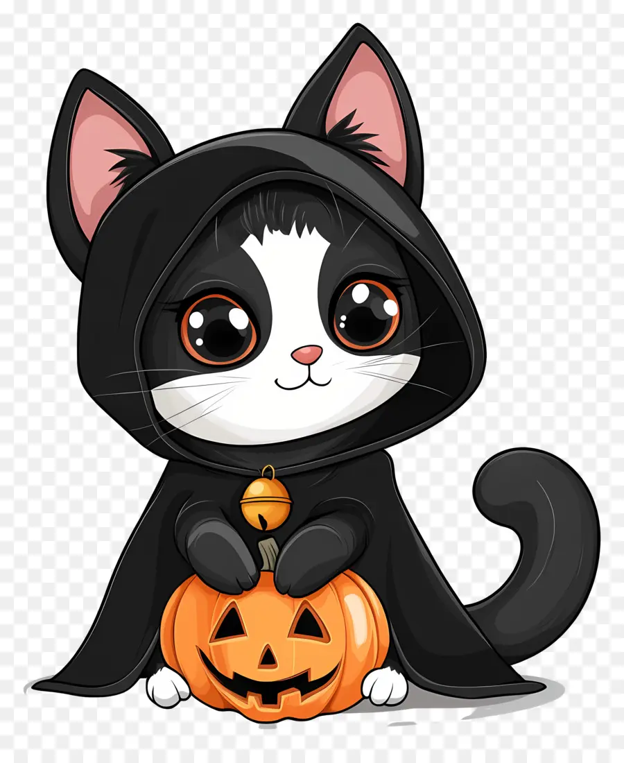 Chat Halloween，Chat Mignon PNG