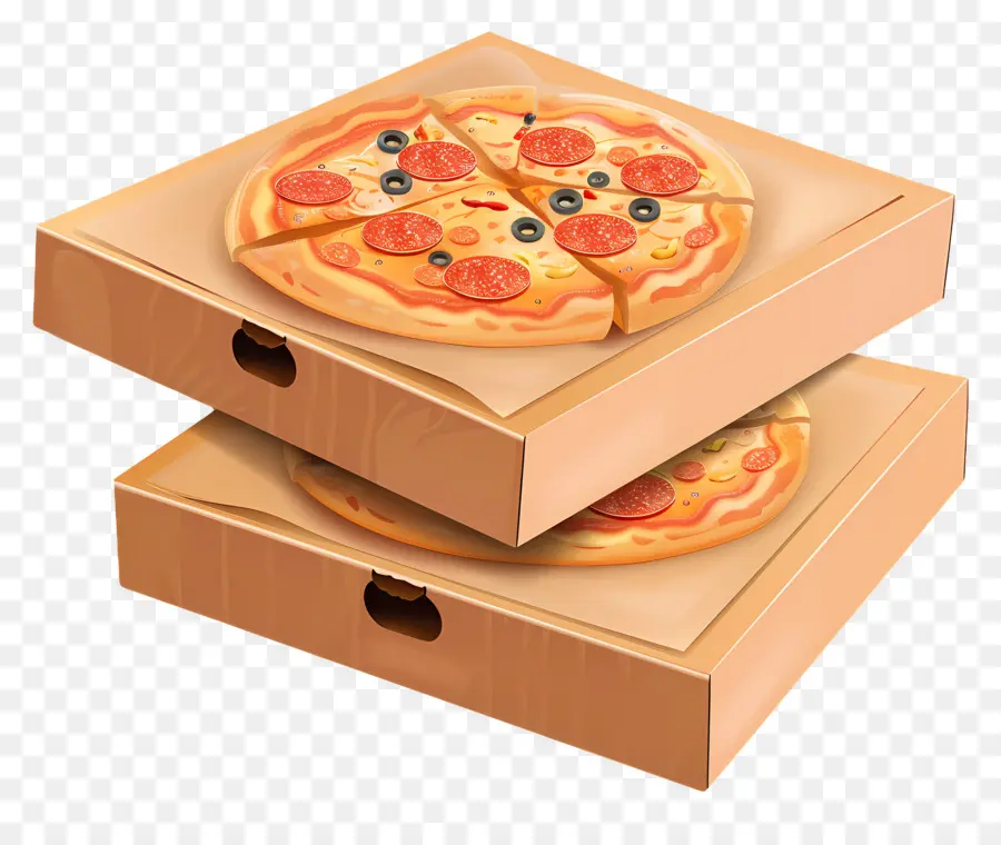 Boîte à Pizza，Pizza En Boîte PNG