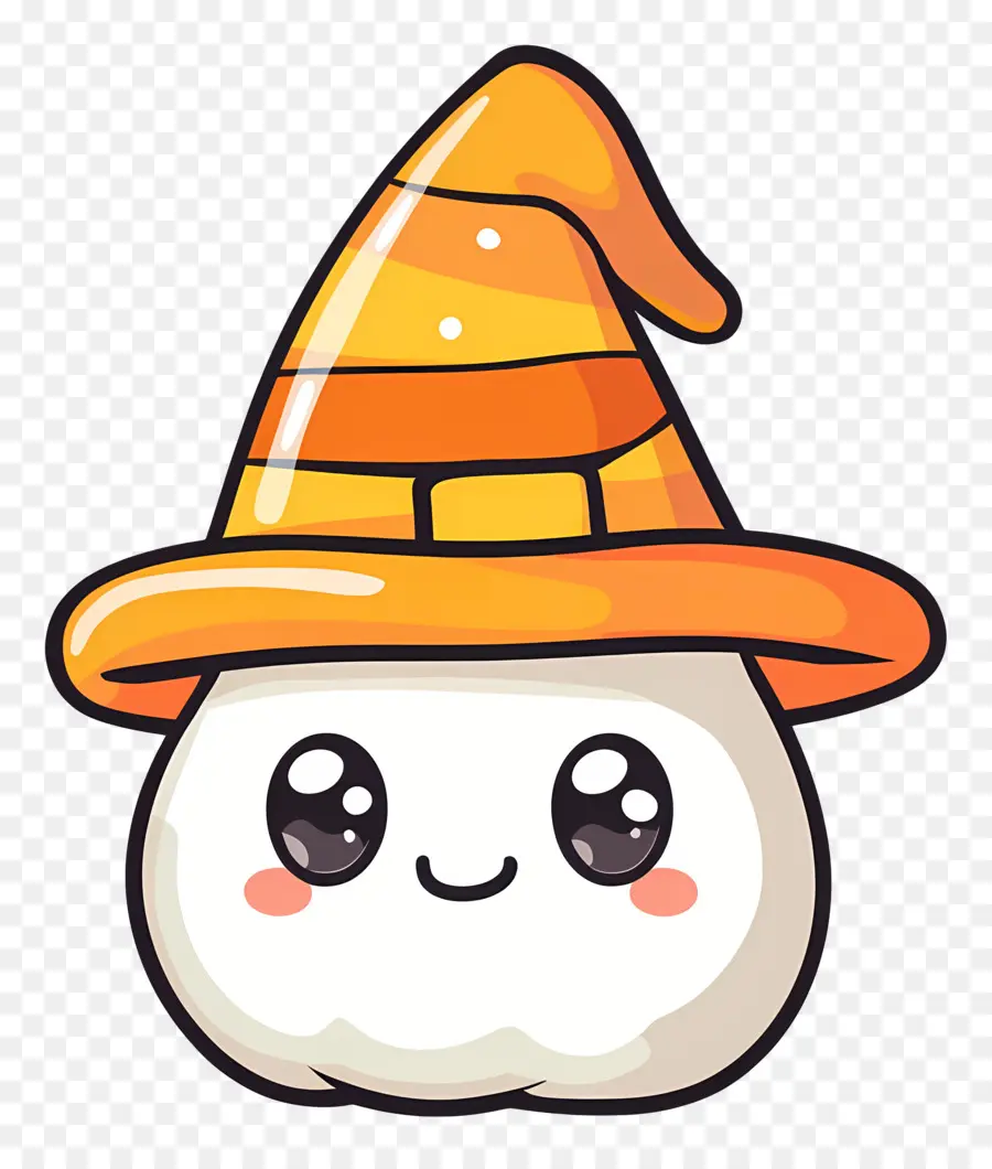 Chapeau D'halloween，Fantôme Mignon PNG