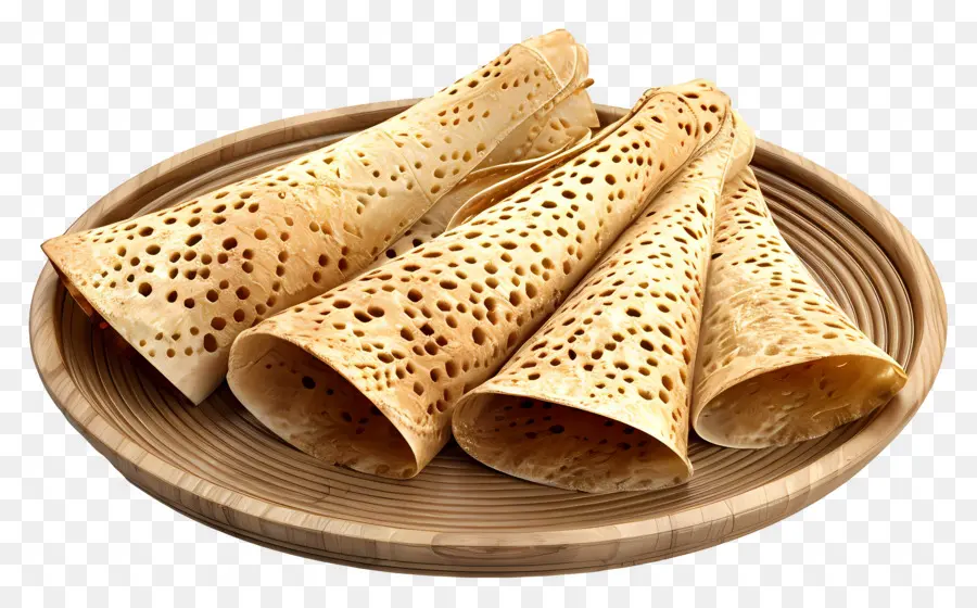 Cuisine Africaine，Crêpes Roulées PNG