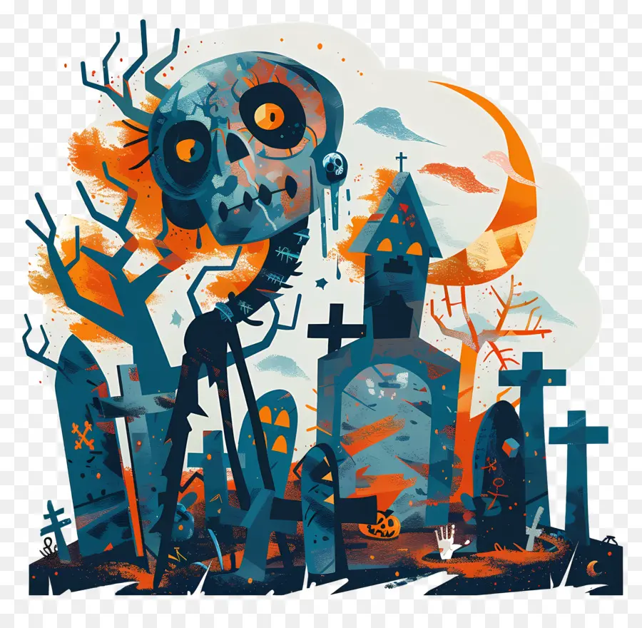 Zombi D'halloween，Cimetière PNG