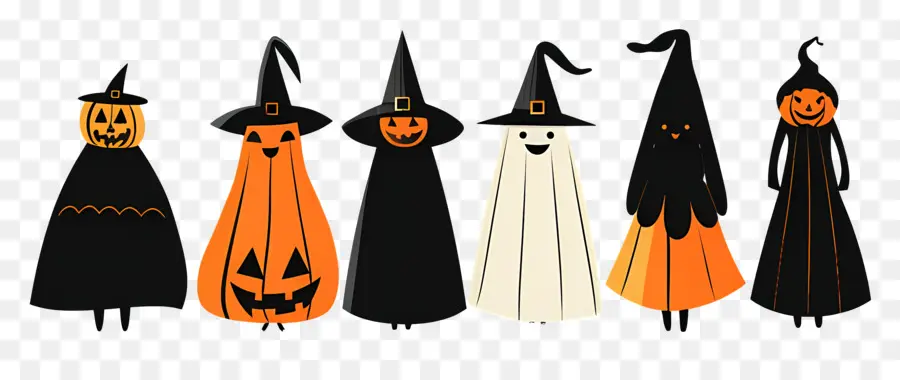 Frontière D'halloween，Personnages D'halloween PNG