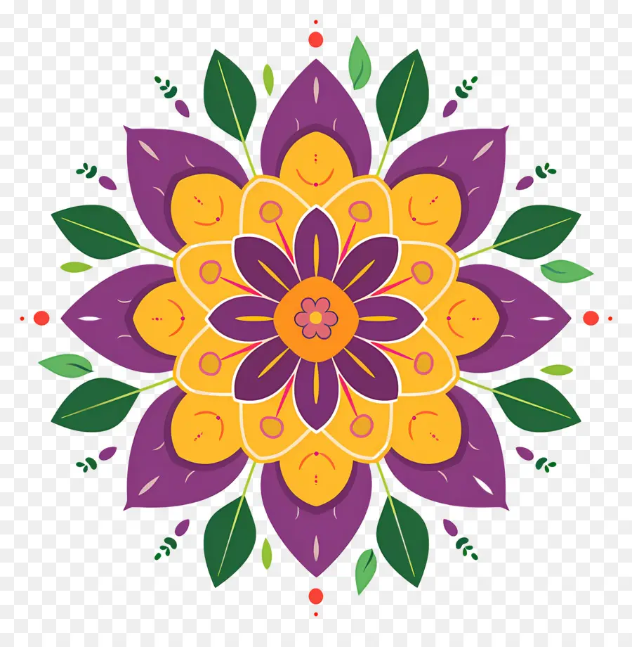 Pookalam，Mandalas PNG