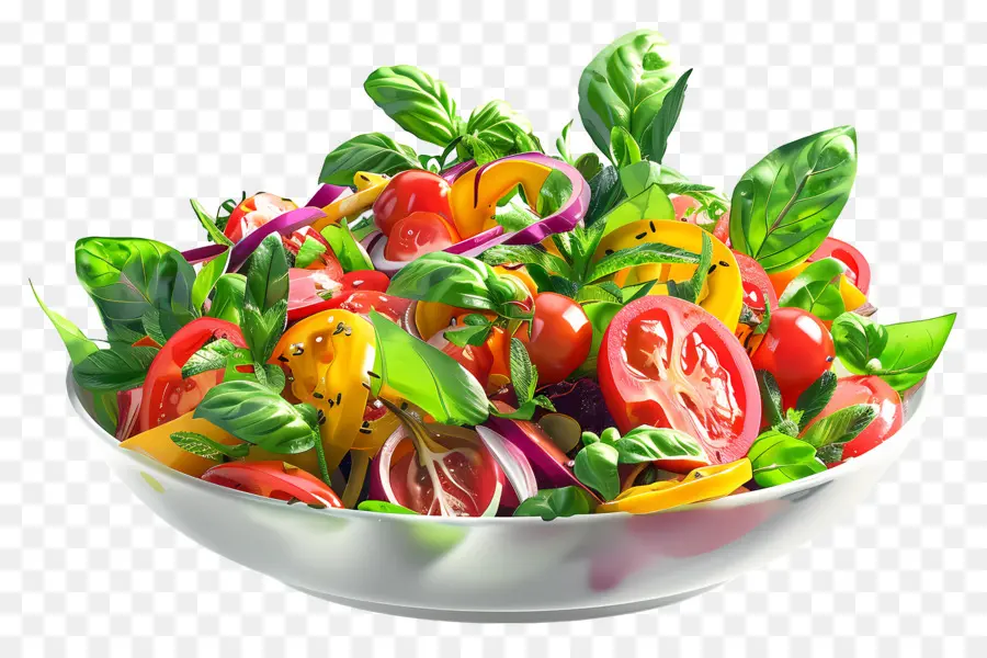 Salade Fraîche，Salade Colorée PNG