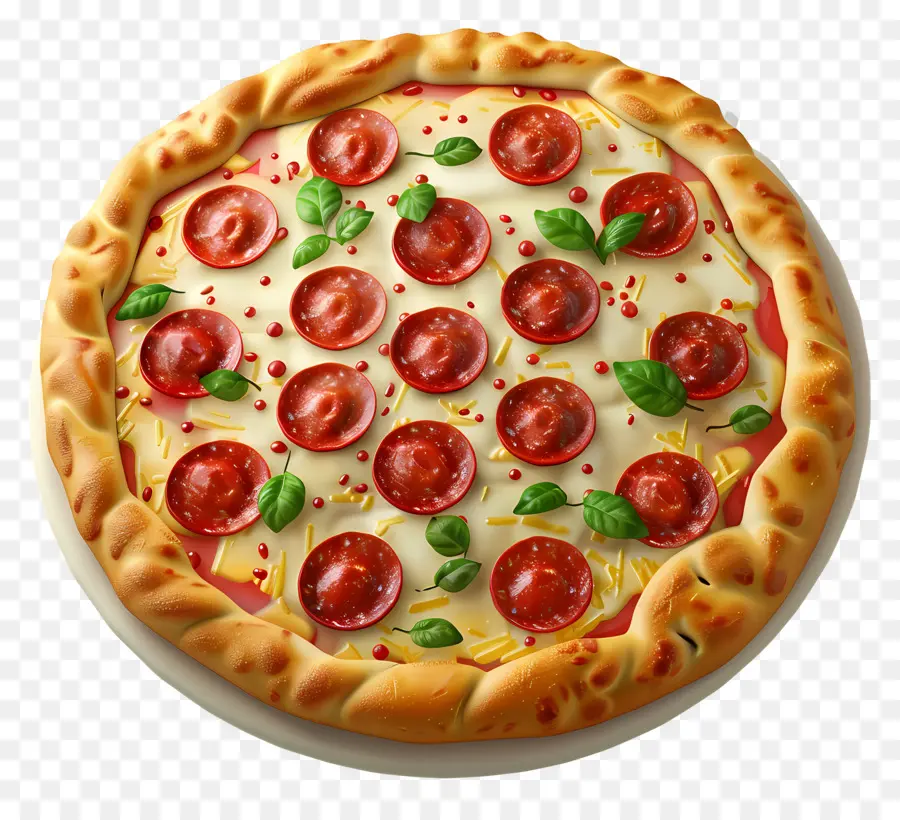 Pizza Italienne，Pizza Au Pepperoni PNG