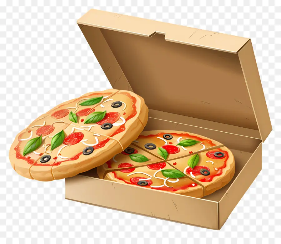 Boîte à Pizza，Pizza PNG