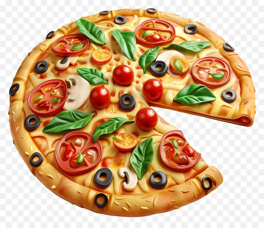 Pizza Italienne，Pizza PNG