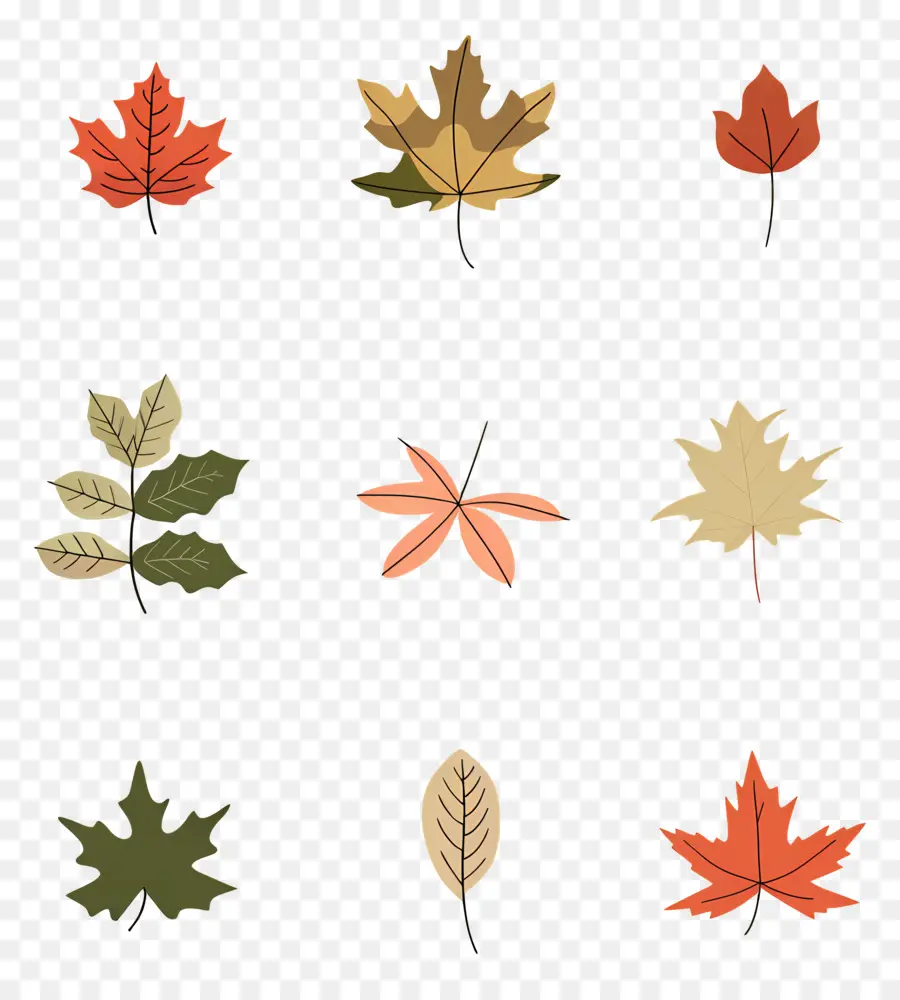 Feuilles D'automne，Automne PNG