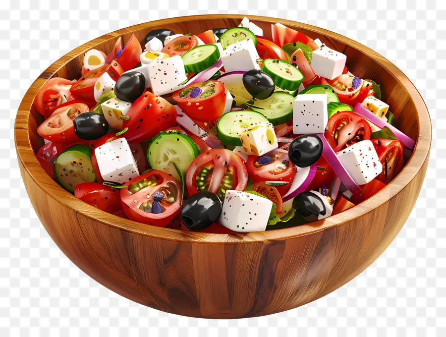 Salade Grecque，Bol De Salade PNG