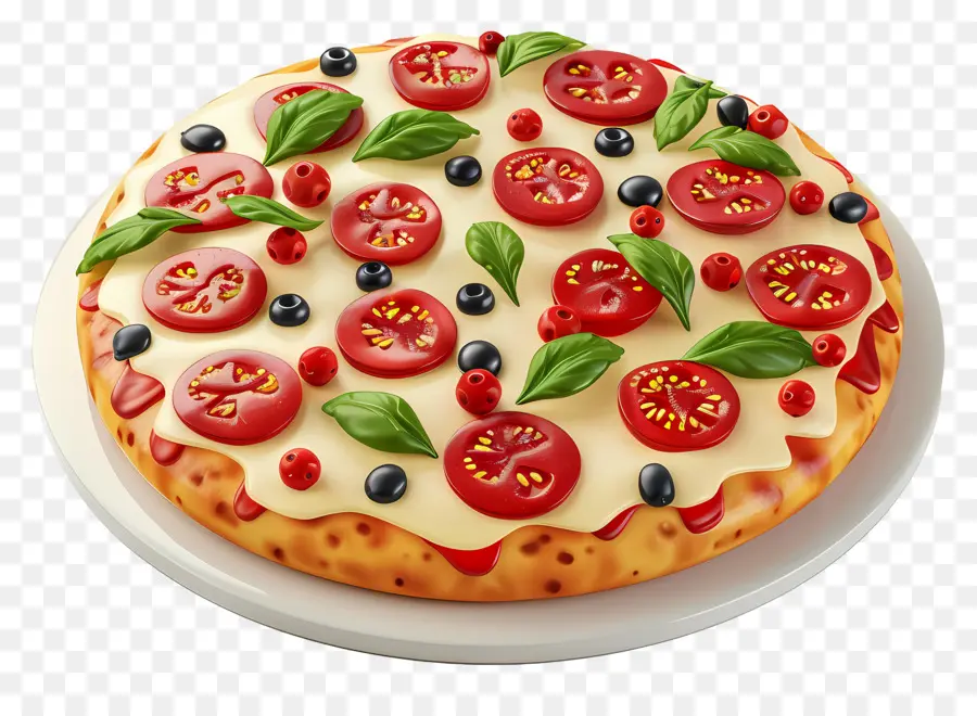 Pizza Italienne，Pizza Aux Olives PNG