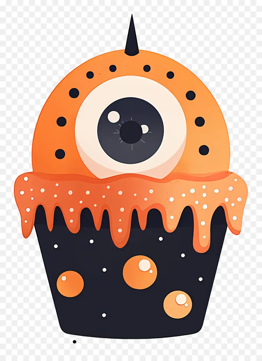 Petit Gâteau D'halloween，Petit Gâteau Monstre PNG