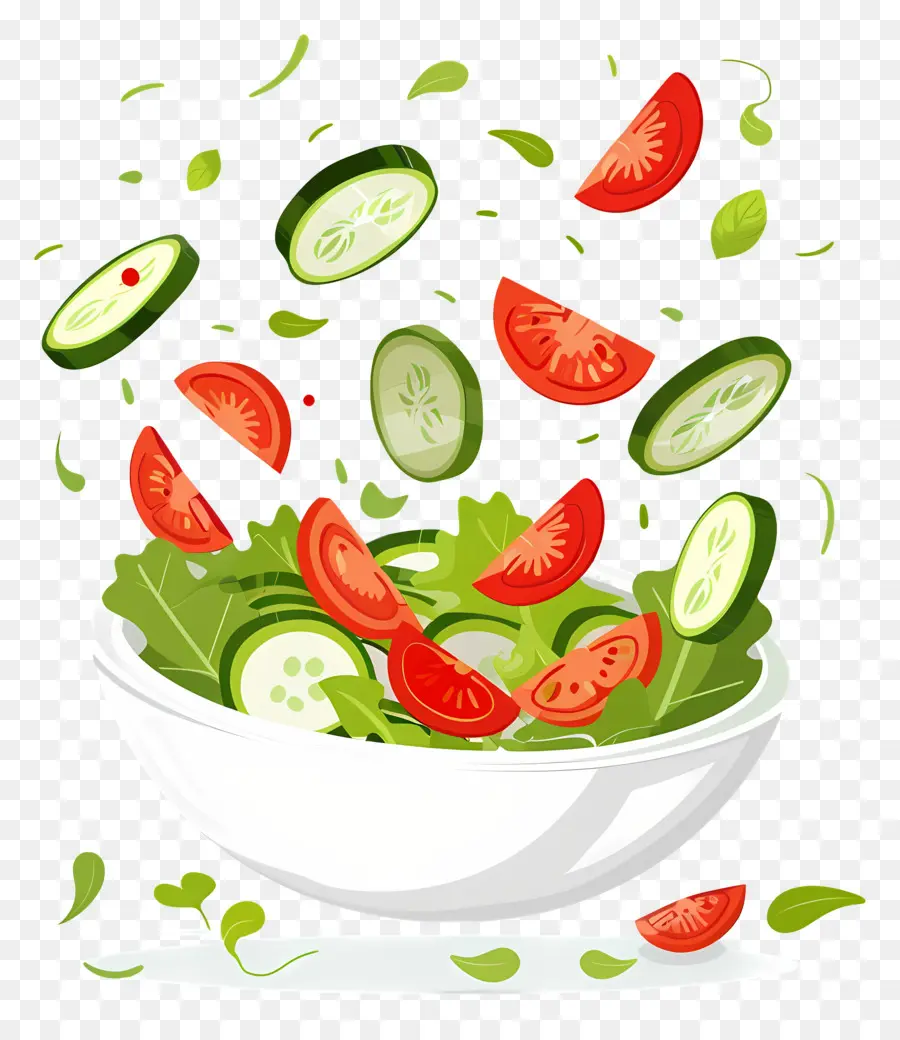 Salade Fraîche，Salade De Légumes PNG