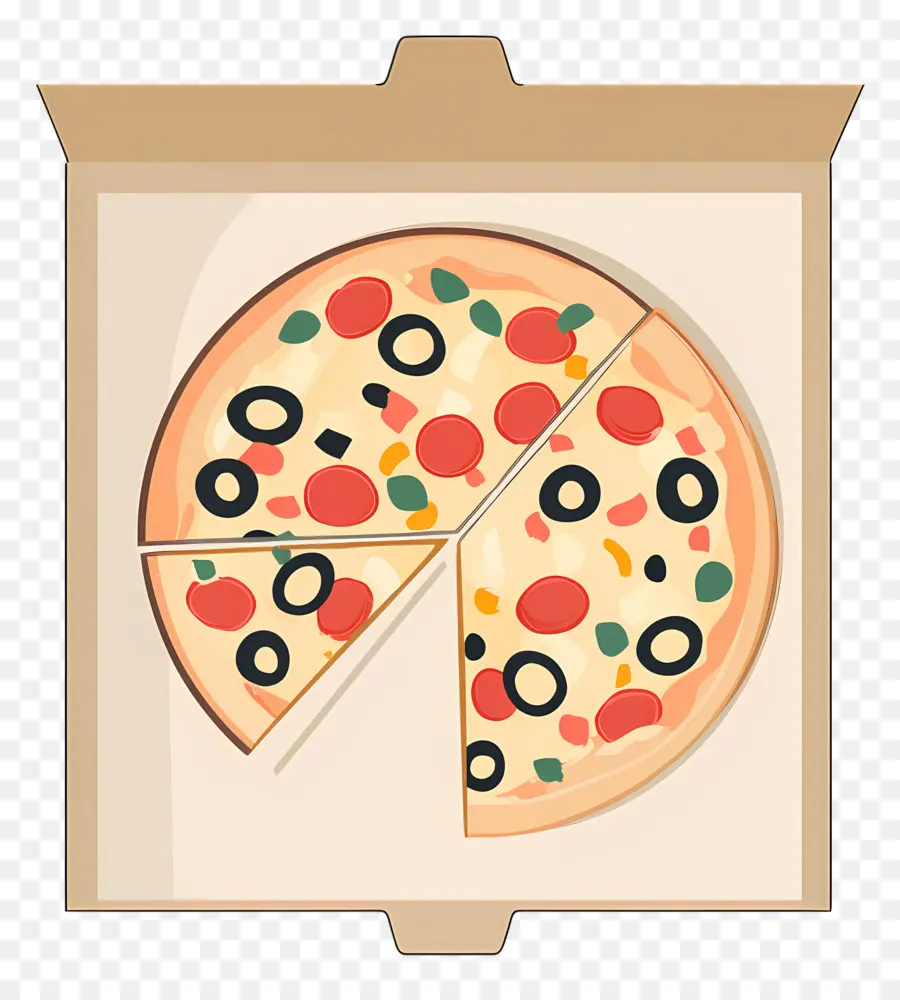 Boîte à Pizza，Pizza En Boîte PNG