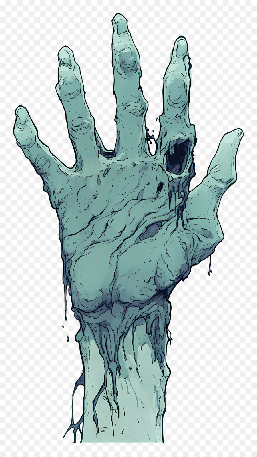 Main De Zombie，Mort Vivant PNG