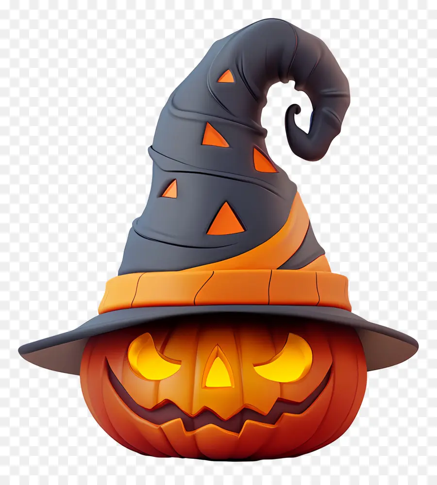 Chapeau D'halloween，Citrouille D'halloween PNG