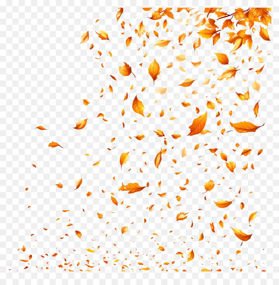 Feuilles Qui Tombent，Automne PNG