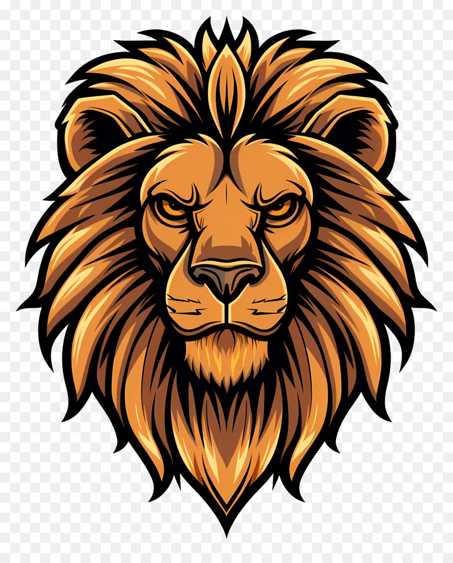 Visage De Lion，Lion PNG