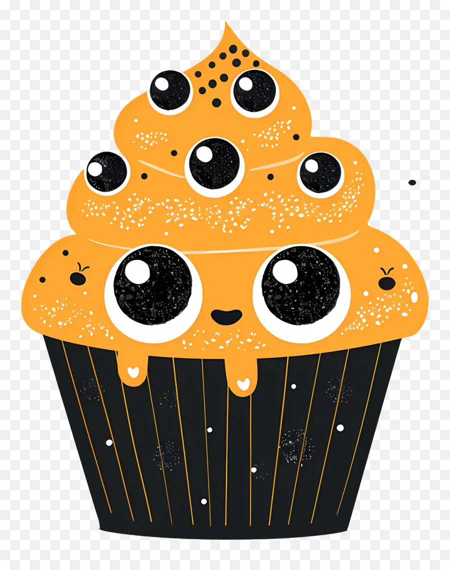 Petit Gâteau D'halloween，Petit Gâteau à L'orange PNG